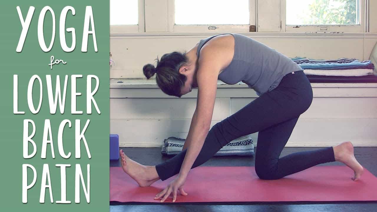 Yoga poses for lower back pain relief in Glasgow.