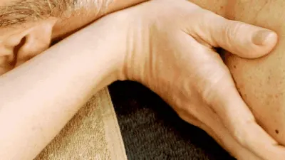 Relaxing massage to ease stress and lower cortisol levels.