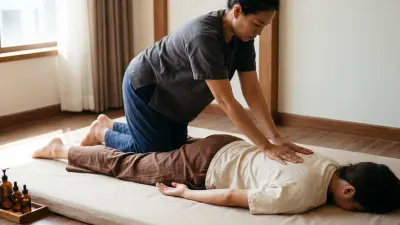 Thai massage therapy in Glasgow for relaxation and stress relief.